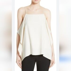 Theory Off White Petteri Top Size Small